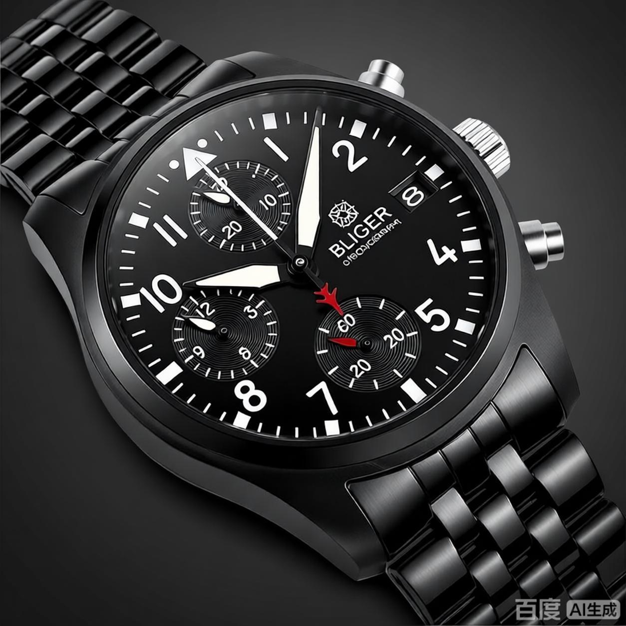 BLIGER Full Black Brushed 38mm – Jewellery Watch recenzja i cena