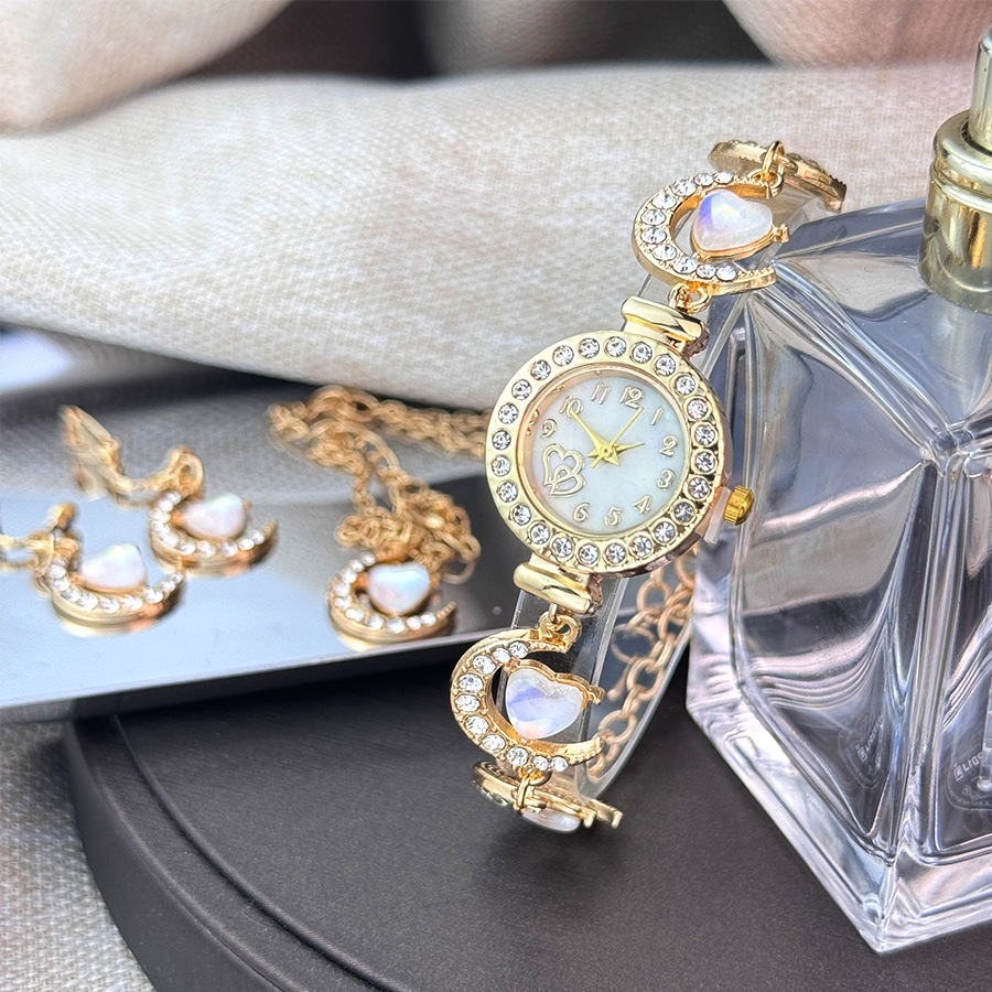 3pcs/set Vintage Love Moon Jew – Vintage Jewelry Watches Women recenzja i cena