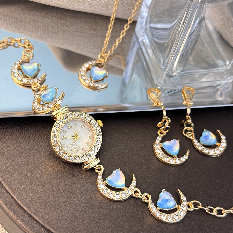 3pcs/set Vintage Love Moon Jew – Vintage Jewelry Watches Women recenzja i cena