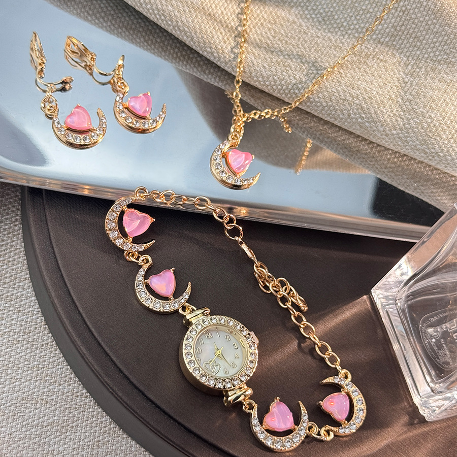3pcs/set Vintage Love Moon Jew – Vintage Jewelry Watches Women recenzja i cena