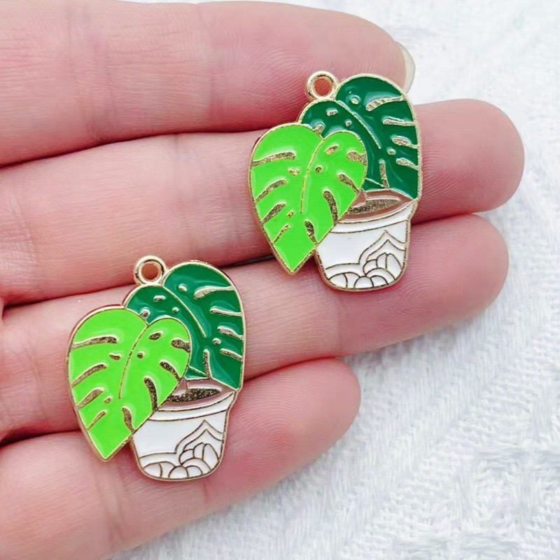 10pcs Cactus Plant Oil Drop Al – Necklace Pendant recenzja i cena