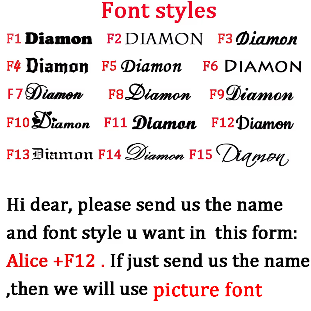 Diamon Customized Hollow Name  – Cuff Bangle Bracelet recenzja i cena