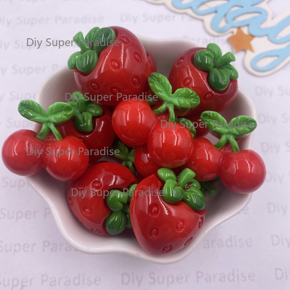 8PCS Resin Kawaii Colorful Red – Paradise Jewelry & Watches Dolphin Mall recenzja i cena