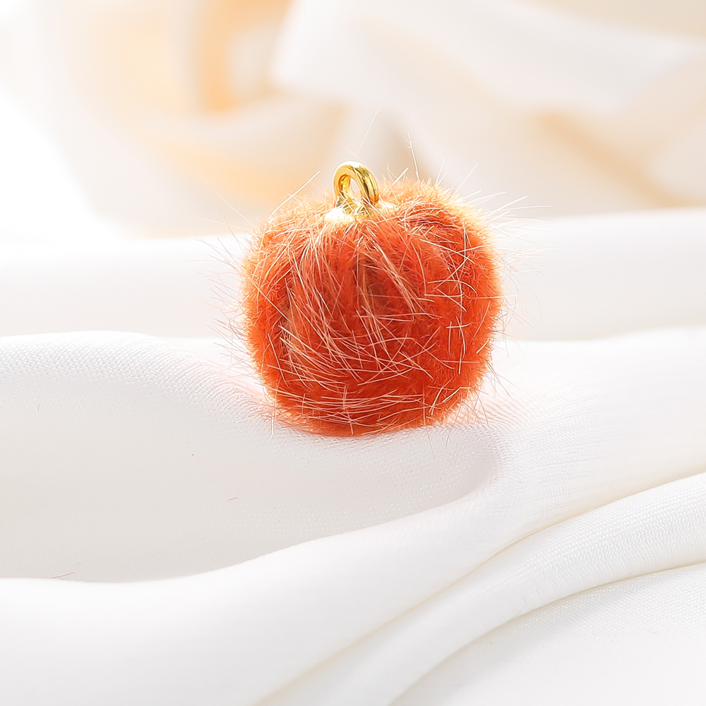 10pcs Plush Fur Covered Ball B – Moon Star Earrings recenzja i cena