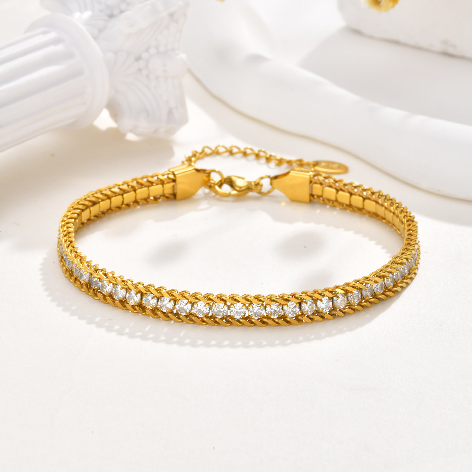 Vnox  Stainless Steel White Zi – Jc Jewelry & Watches recenzja i cena