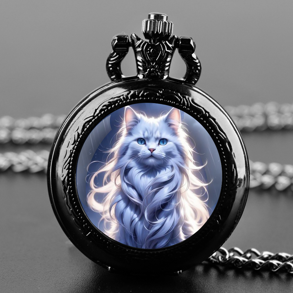 Cute kawaii Cats Graphic Glass – Jewelry Watches For Kids recenzja i cena