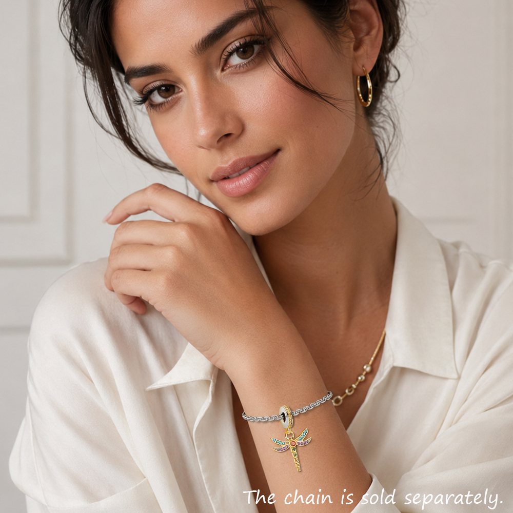 Dragonfly Charm Pendant Autumn – Paradise Jewelry & Watches Dolphin Mall recenzja i cena