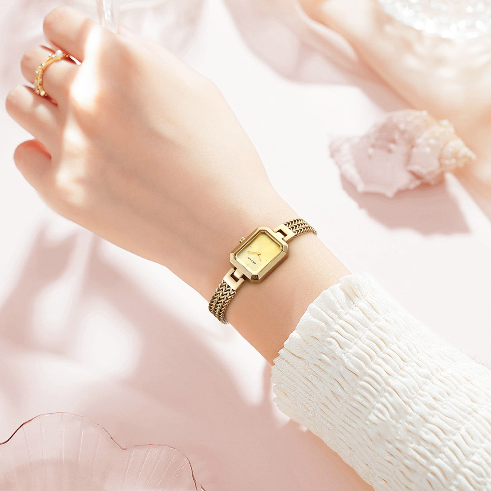 BERNY Gold Watch for Women Min – Jewelry Watches Luxury recenzja i cena