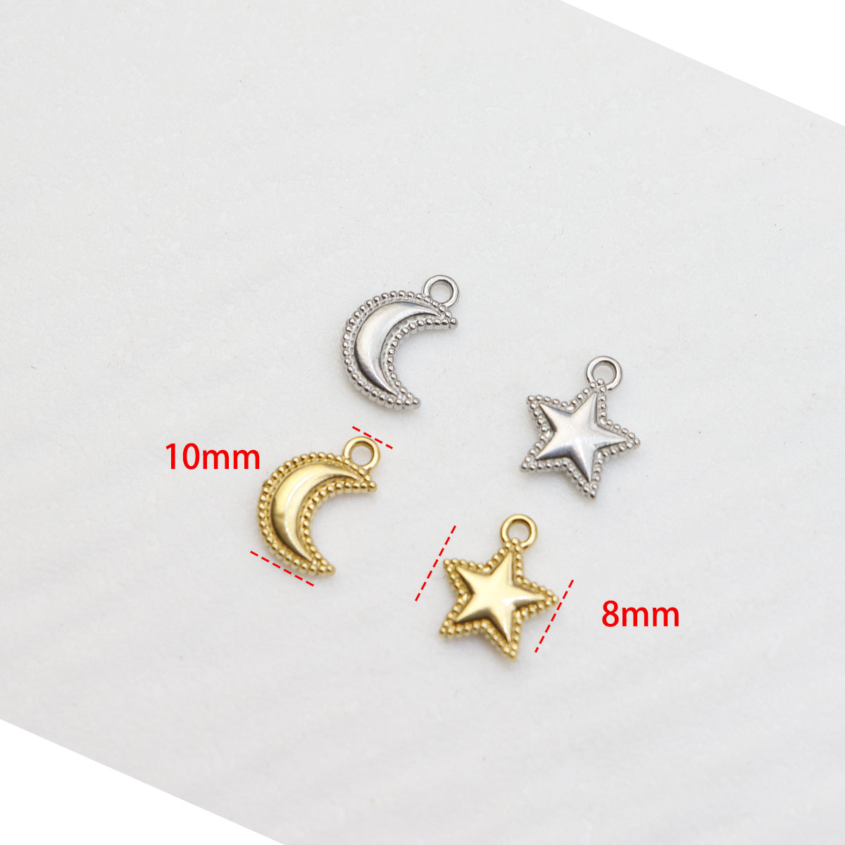 5pcs Casting Stainless Steel S – Moon Star Earrings recenzja i cena