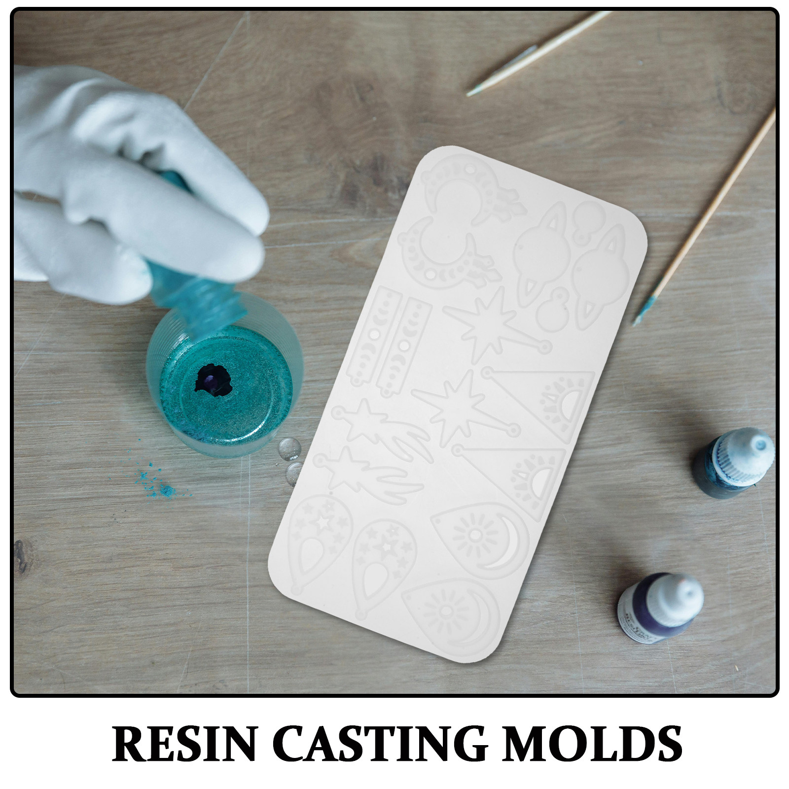 Earring Resin Molds DIY Geomet – Moon Star Earrings recenzja i cena
