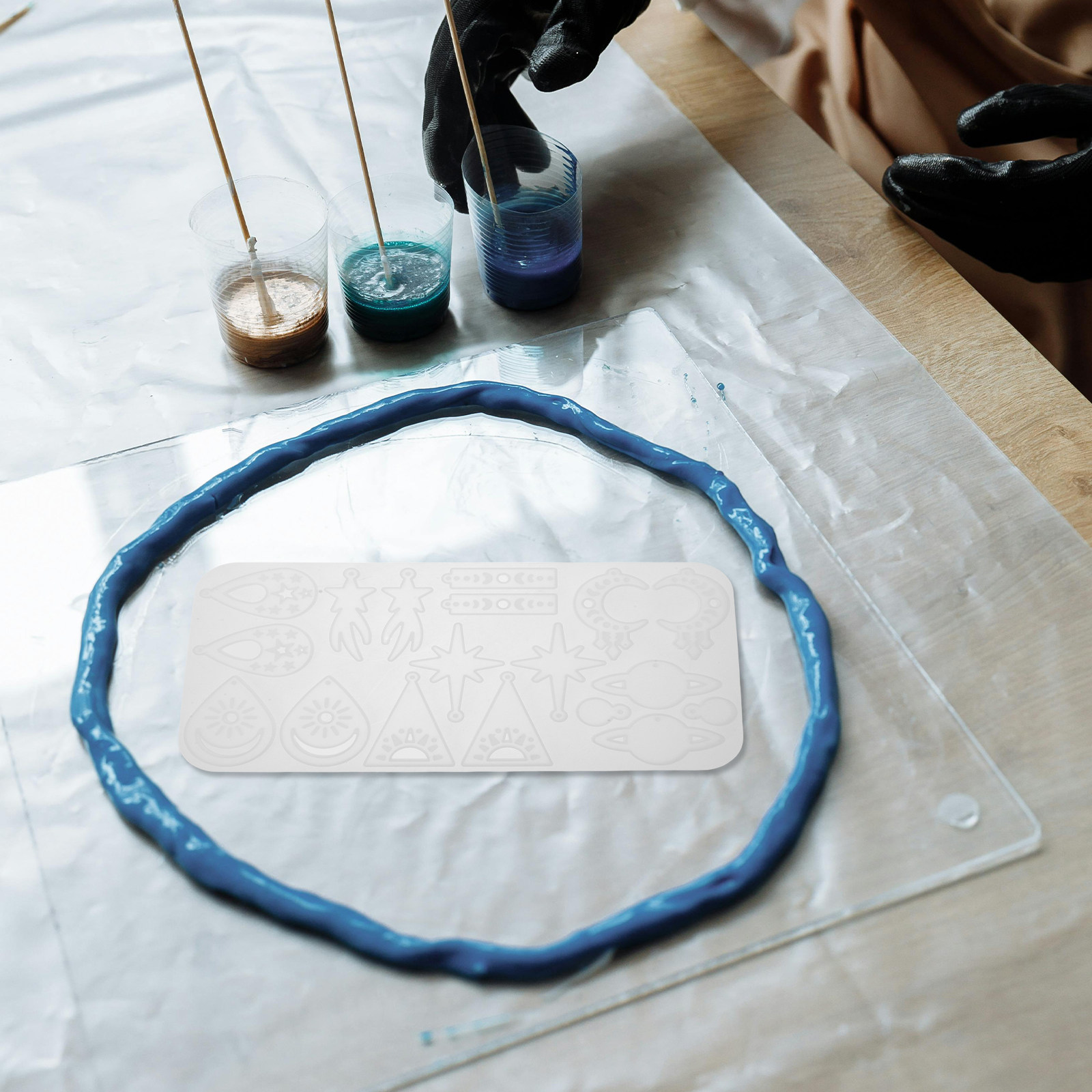 Earring Resin Molds DIY Geomet – Moon Star Earrings recenzja i cena