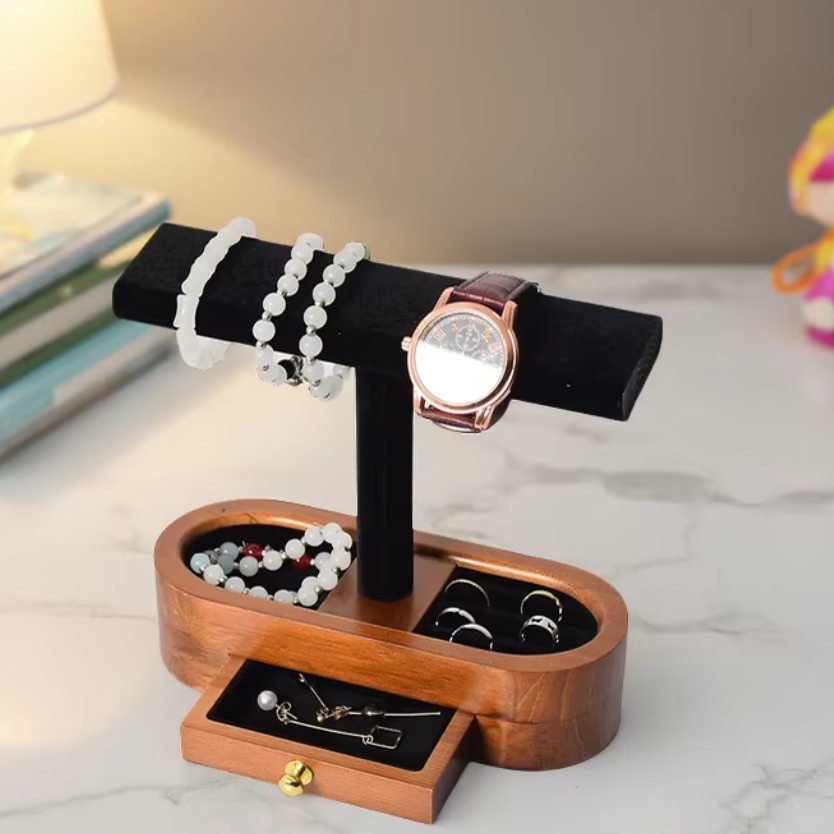 Jewelry Rack Solid Wood Jewelr – Jewelry And Watches Stores recenzja i cena