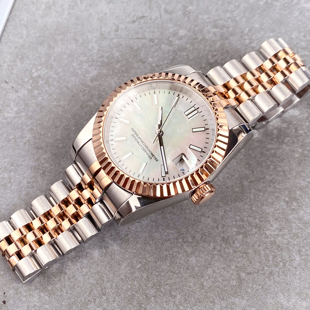 Customized Two Tone Rose Gold  – Jewellery Watch recenzja i cena