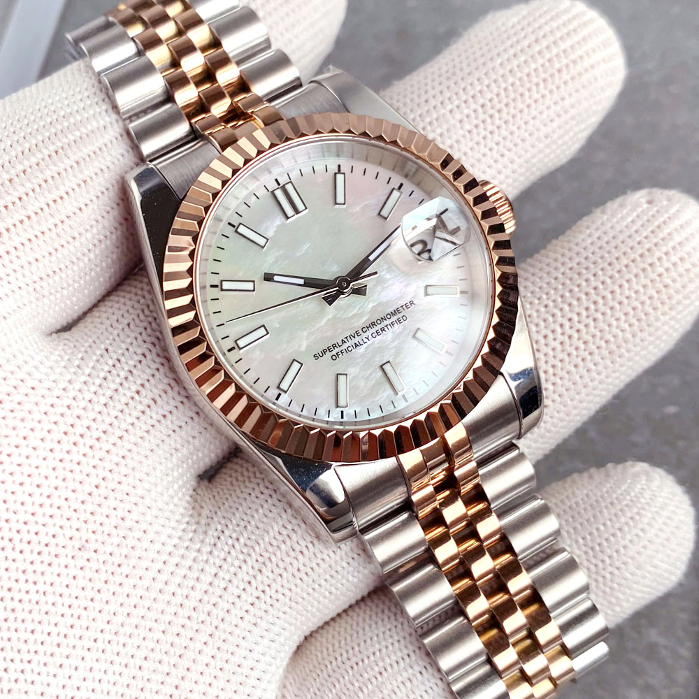 Customized Two Tone Rose Gold  – Jewellery Watch recenzja i cena