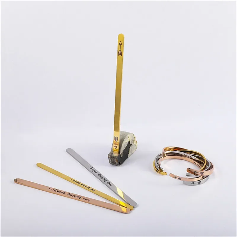 Stainless Steel Straight Cuff  – Cuff Bangle Bracelet recenzja i cena
