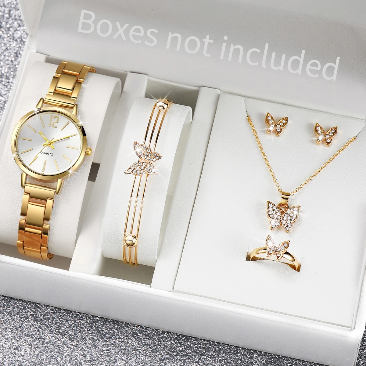 6PCS/Set Fashion Women Watches – Jewelry Watches For Kids recenzja i cena