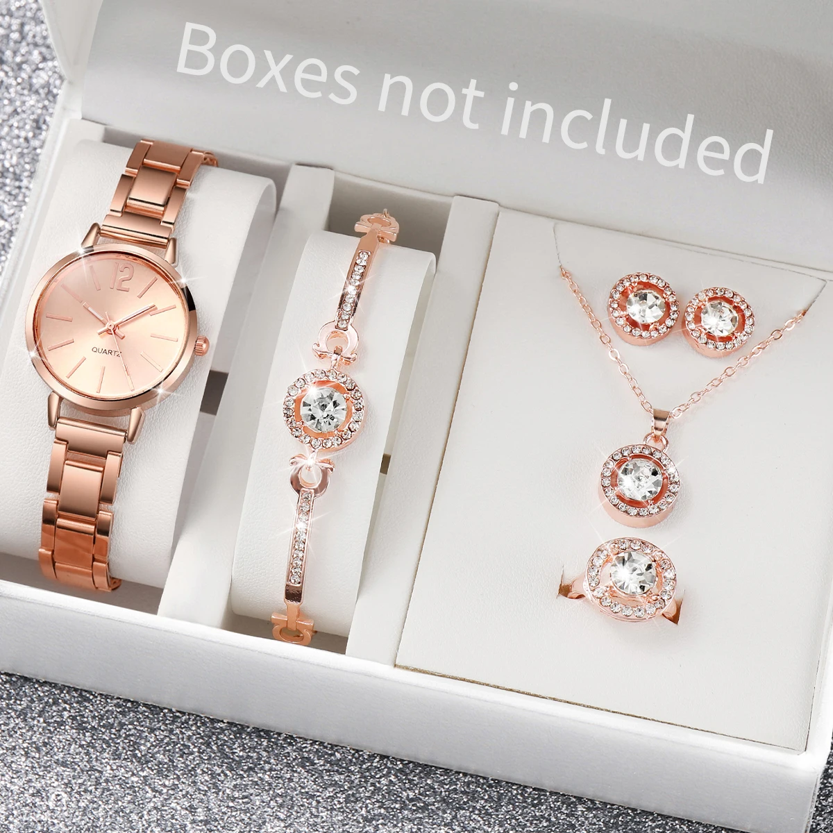 6PCS/Set Fashion Women Watches – Jewelry Watches For Kids recenzja i cena