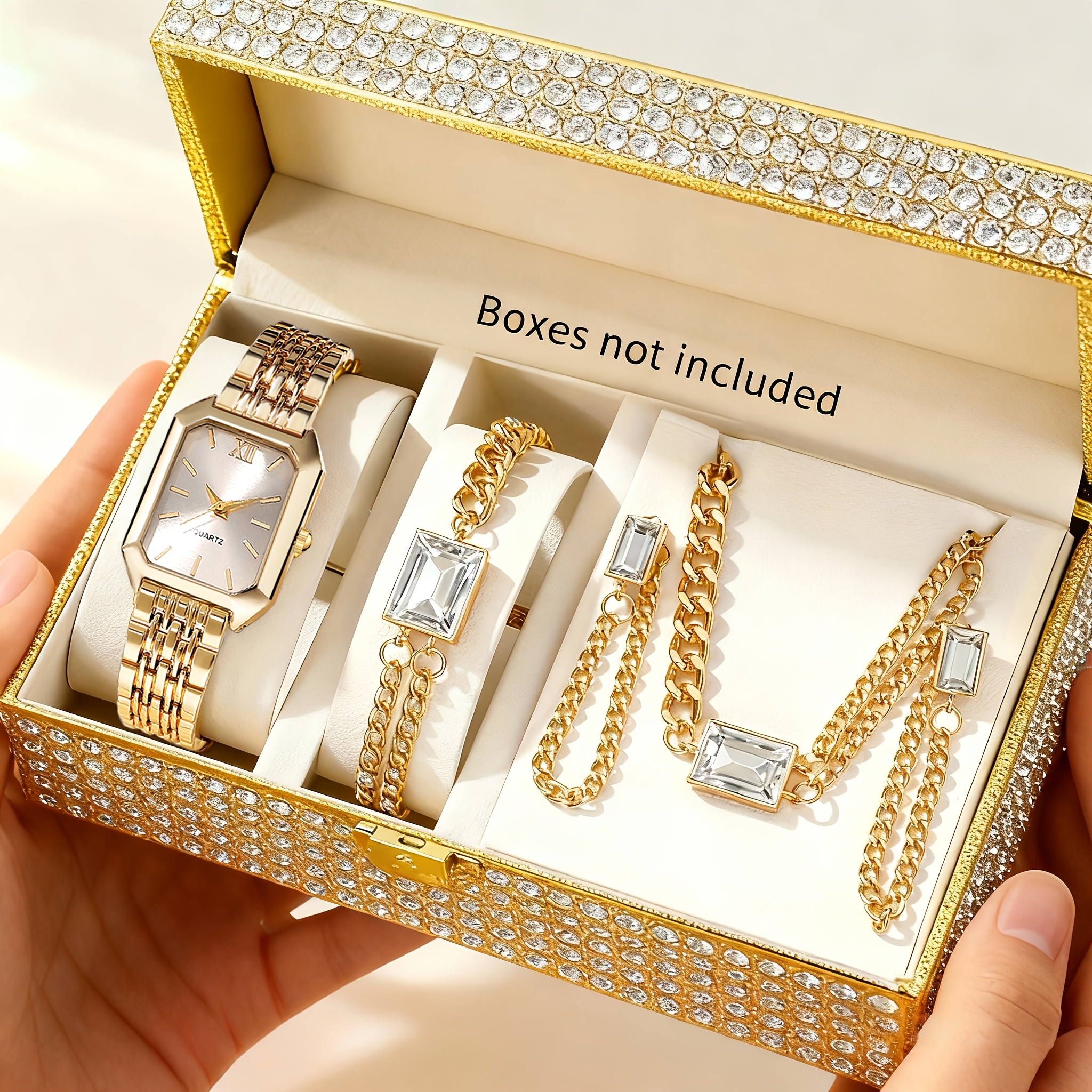 5PCS/Set Elegant Rectangle Wom – Jewelry Watches For Kids recenzja i cena