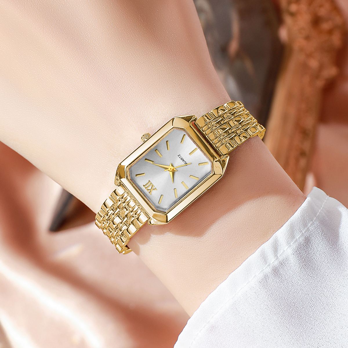5PCS/Set Elegant Rectangle Wom – Jewelry Watches For Kids recenzja i cena