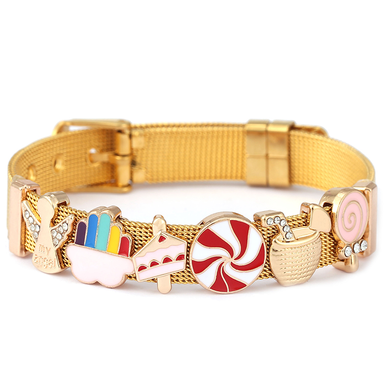 Gold Color Stainless Steel Str – Jewelry Watches For Kids recenzja i cena