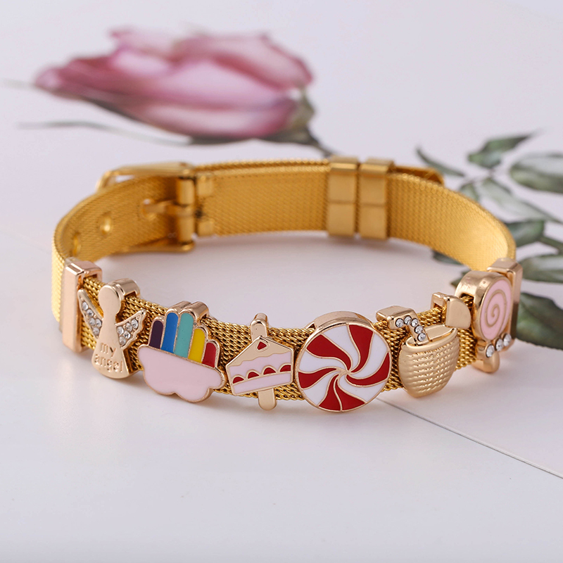 Gold Color Stainless Steel Str – Jewelry Watches For Kids recenzja i cena