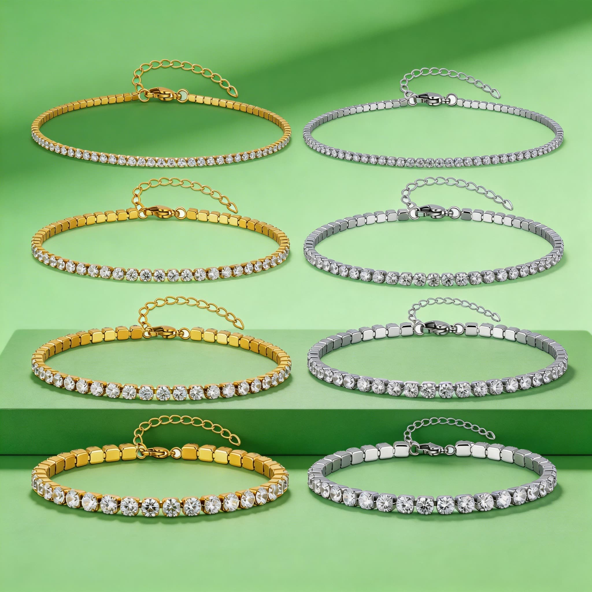 2/3/4/5MM Luxury Zircon Tennis – Jc Jewelry & Watches recenzja i cena