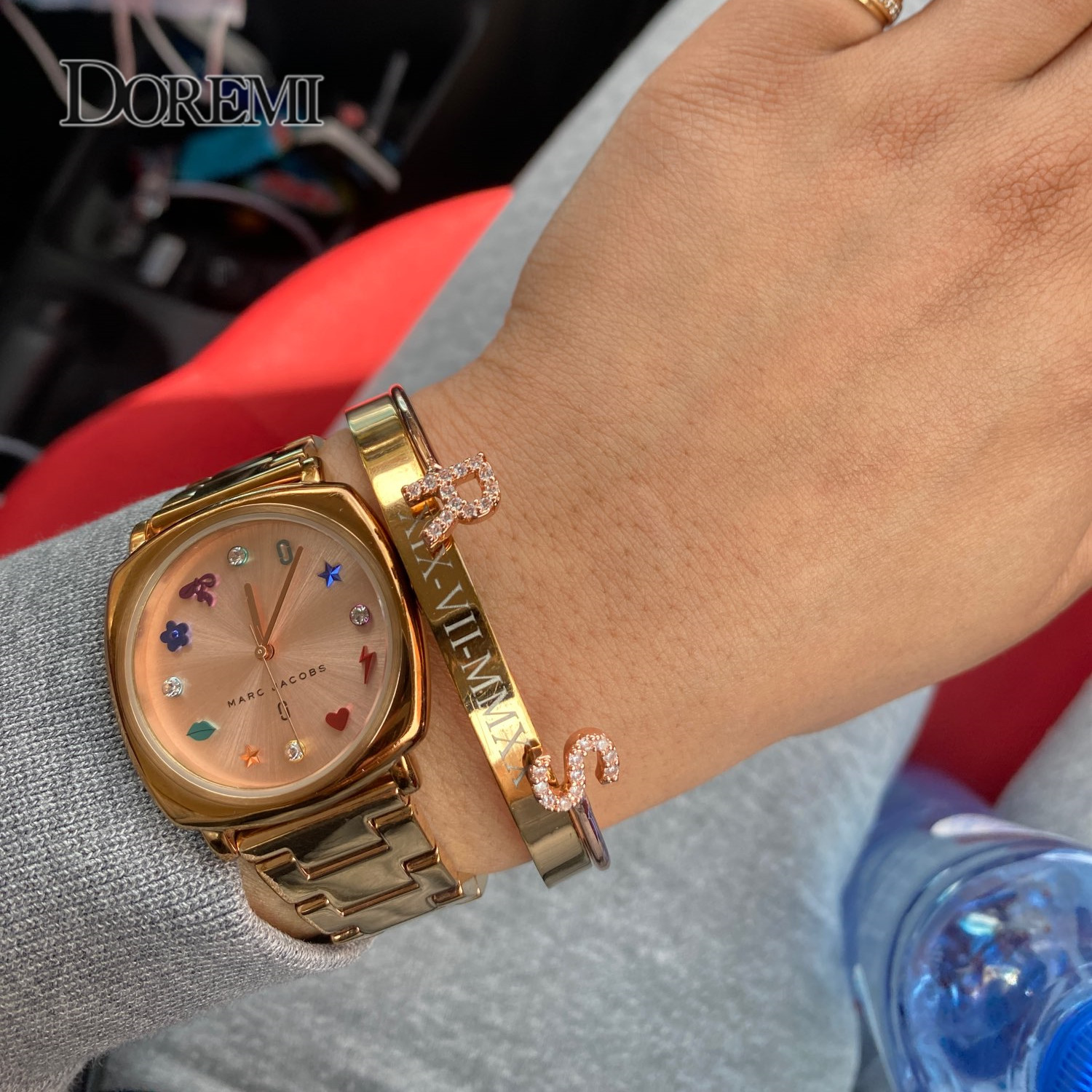DOREMI Custom Letter Bracelet  – Cuff Bangle Bracelet recenzja i cena