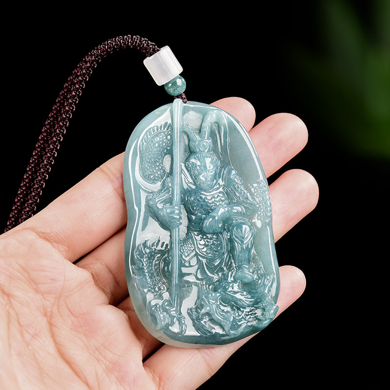 Burmese Jadeite Monkey King Pe – Necklace Pendant recenzja i cena